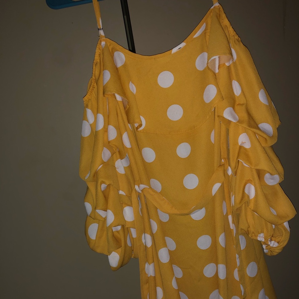 Yellow Polka Dot Dress